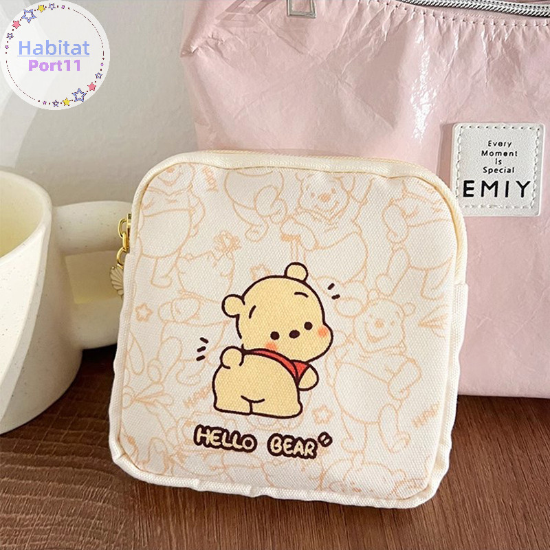 Habitatport Kawaii Pochacco ผ้าอนามัยเก็บสาวน่ารักนักเรียนระยะเวลาสรีรวิทยาสุขาภิบาลแบบพกพาผ้าของขวัญ th