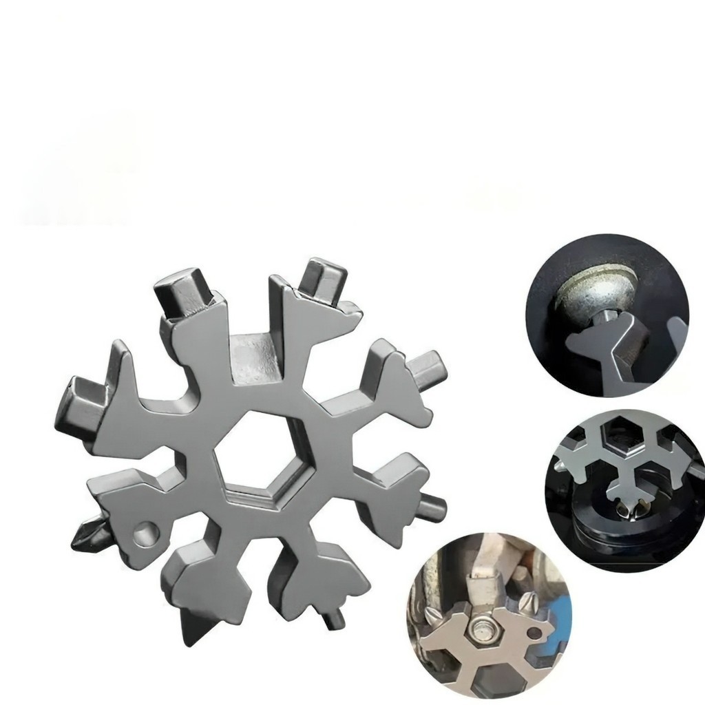 สะดวก 18-in-1 ประแจอเนกประสงค์รูปเกล็ดหิมะ MAYA SHOP