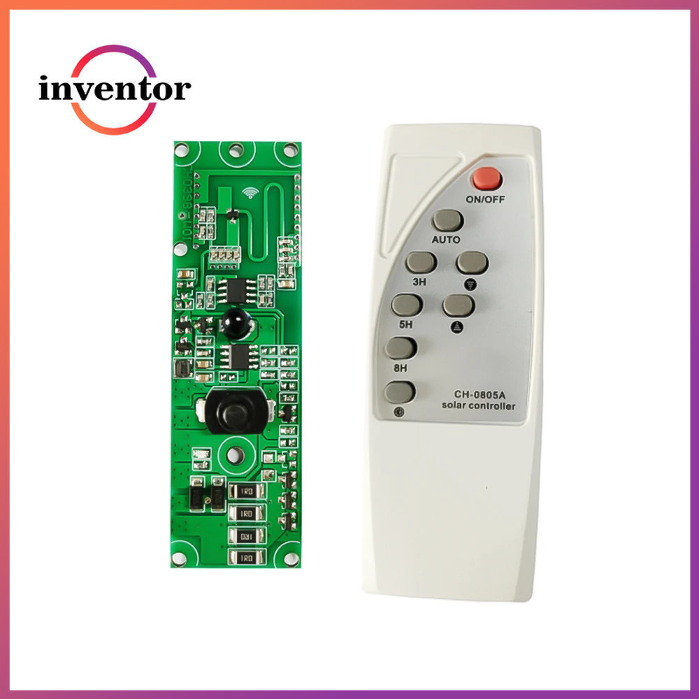 3.2v 3.7V ไมโครเวฟ Radar Body Induction Solar Wall Light Switch Circuit Board รีโมทคอนโทรลพลังงานแสงอาทิตย ์ LED Driver Controller Board