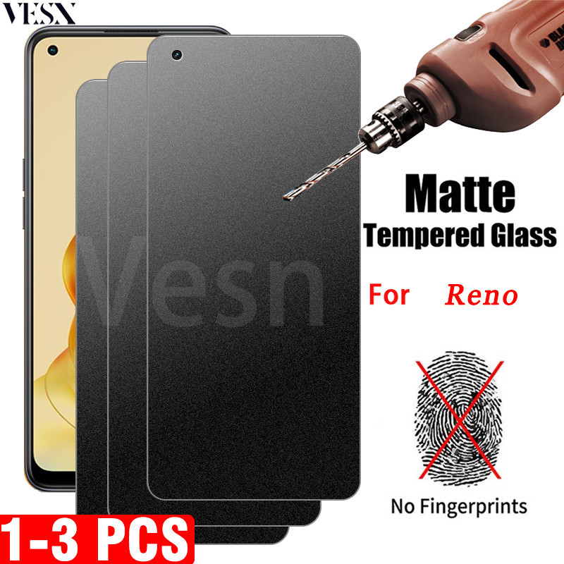Matteกระจกนิรภัยป้องกันหน้าจอสําหรับOPPO Reno 15 Fs 15C 15F 14 14F 13 13F 12F 11F 8T 8 8Z 7 7Z 6 6Z 
