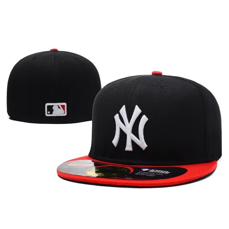 คุณภาพดี New York NY Yankees ผู้ชายผู้หญิงแฟชั่น SnapBack หมวก Snap Back Close Full Fit ติดตั้งหมวก