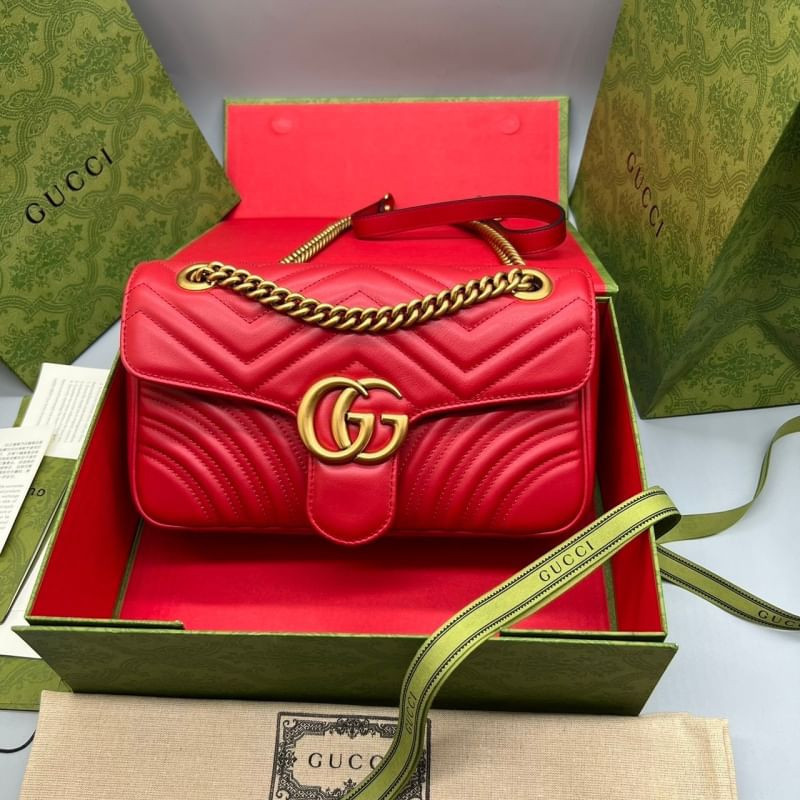 💥ของแท้ 100%💥Gu cci Marmont 26Cm  งานสวย หนังอัพเกรด  งานvip  อุปกรณ์ครบ boxset*