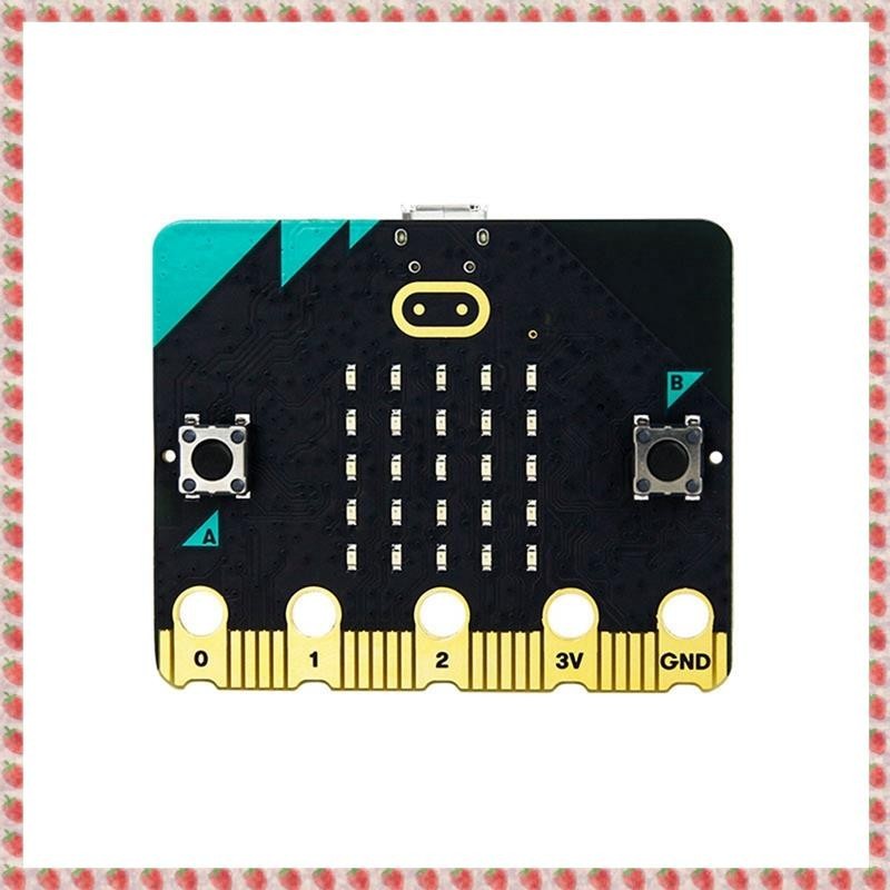 (HJ Z)1 ชิ้น Bbc Microbit V2.0 เมนบอร์ดบทนําสู่การเขียนโปรแกรมกราฟิกใน Python Development Board V2.0