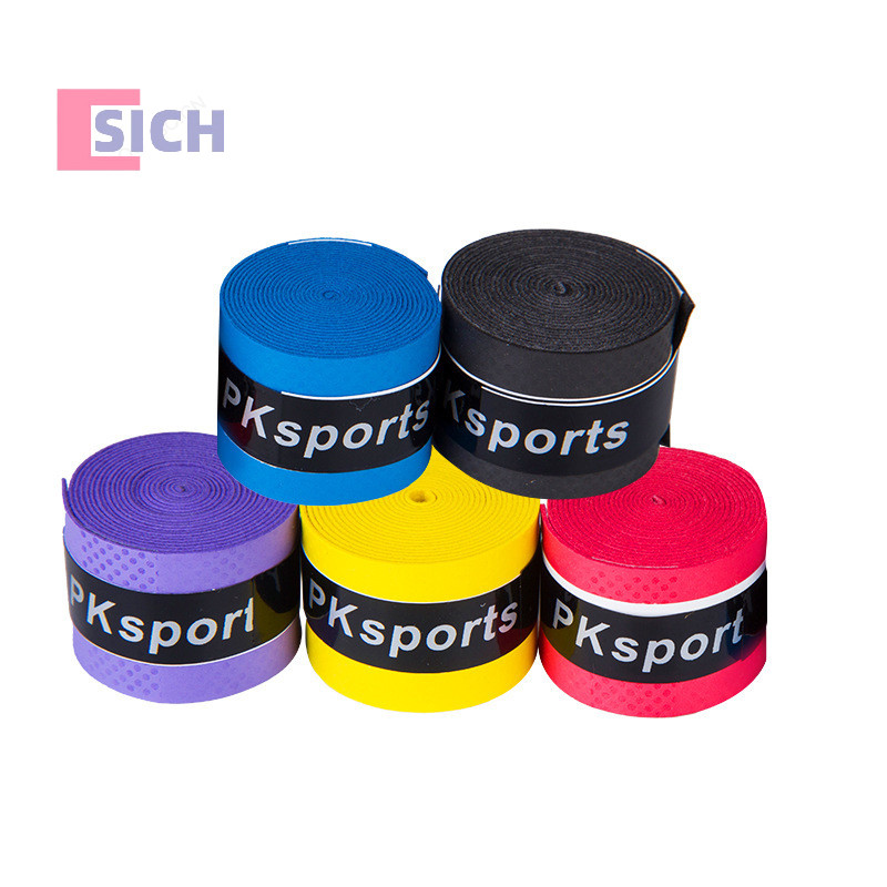 [Sich] 1 PC ไม้เทนนิสแห้ง Grip Anti-skid ดูดซับเหงื่อ Wraps Taps แบดมินตัน Grips Racquet การสั่นสะเทือน Overgrip กีฬา Sweatband ใหม่