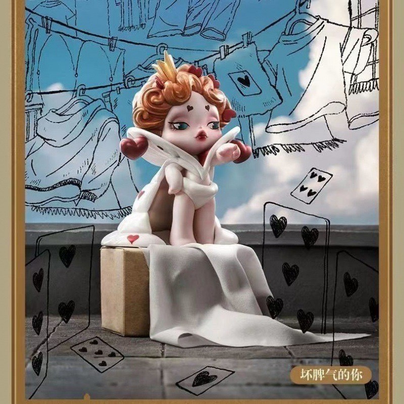[toy Planet]【 ใหม่ 】ชุดคอลเลกชันการ์ตูนโมเดลป๊อปมาร์ท ตัวละคร Weekday Wonderland Series Dream-eating สําหรับตกแต่ง