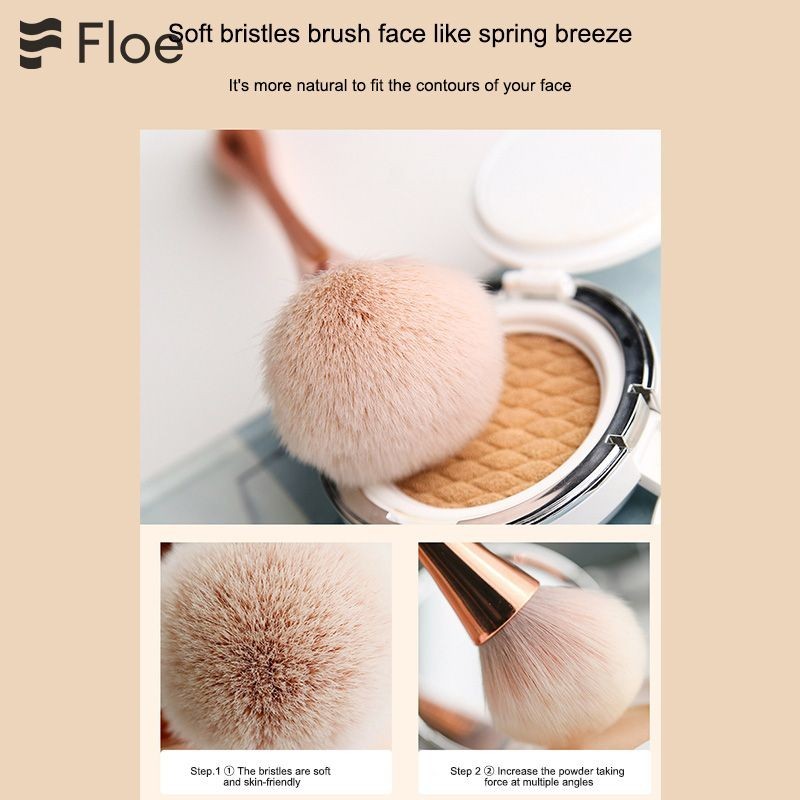 แปรงปัดแก้ม ขนแปรงนุ่ม ด้ามยาว หรูหรา สง่างาม บลัชออน อายแชโดว์ แปรงขนาดใหญ่ ขนแปรงนุ่ม-FE - รูปที่ 5