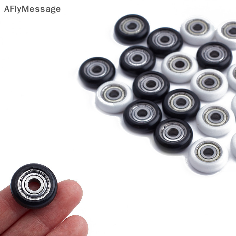 Afl 10 ชิ้น 625ZZ POM แบริ่ง Passive รอบลูกกลิ้งล้อ 5x21.5x7 มิลลิเมตรสําหรับ 3D เครื่องพิมพ์ TH