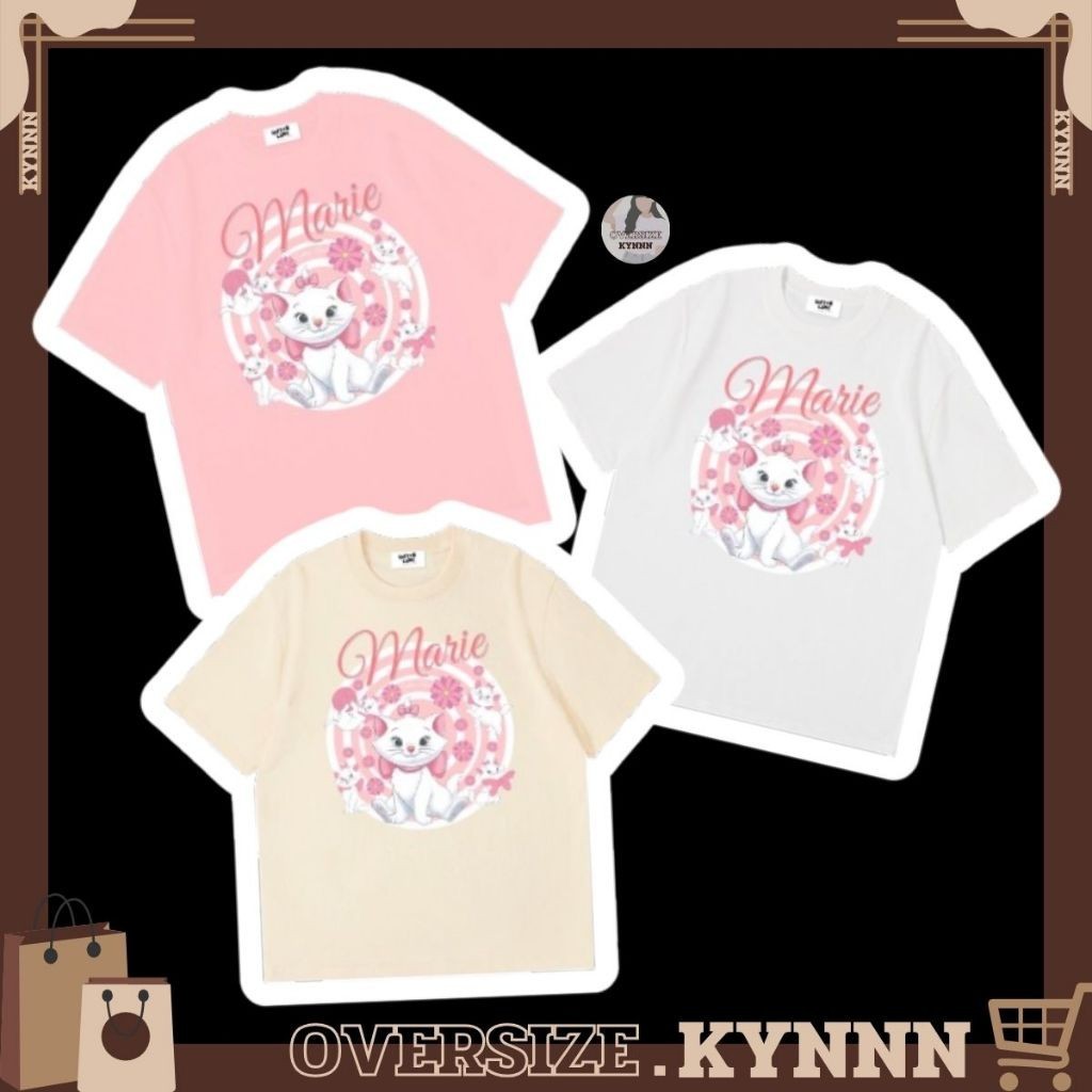 ใหม่ Qotton Land (Q006) เสื้อโอเวอร์ไซส์ มาลี (วงกลม)