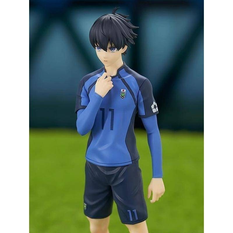 Popparade Blue Lock Sishiro Nagi Figure - โมเดลอนิเมะ - 17 ซม. - ของขวัญในอุดมคติสําหรับเพื่อนร่วมชั้น Fanmade