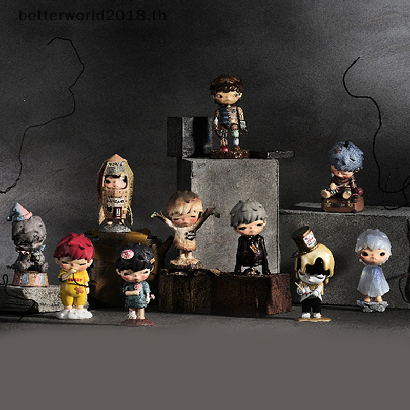 [betterworld2018 ] PopMart การ ์ ตูนกล ่ องตาบอดอะนิเมะลึกลับSurprise Figure Collectionรุ ่ นตุ ๊ กตาของเล ่ นของขวัญ [TH ]