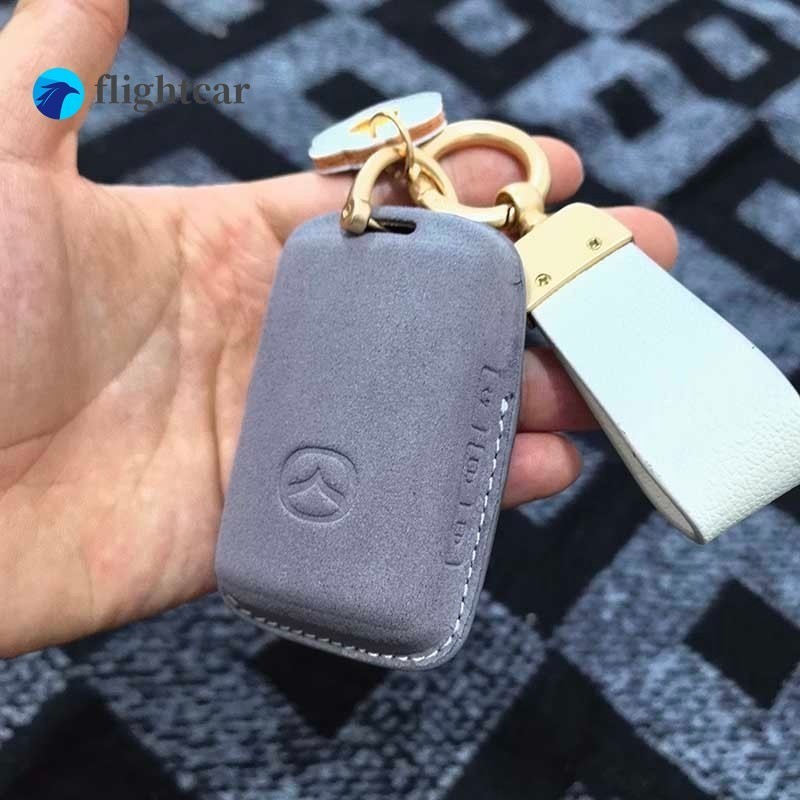 (FT🌹Lana ฝาครอบกุญแจหนัง Mazda 2 3 6 SUV CX30 3 CX5 CX8 9 Keyless Remote Protection CX-5 CX-8Car ฝาค