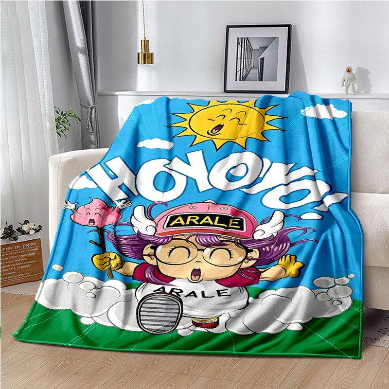 น่ารักอะนิเมะ DR S-Slump A-Arale ผ้าห่ม Super Soft การ์ตูน kawaii ผ้าห่มสําหรับผ้าปูที่นอนโซฟาผ้าห่มของขวัญวันเกิด