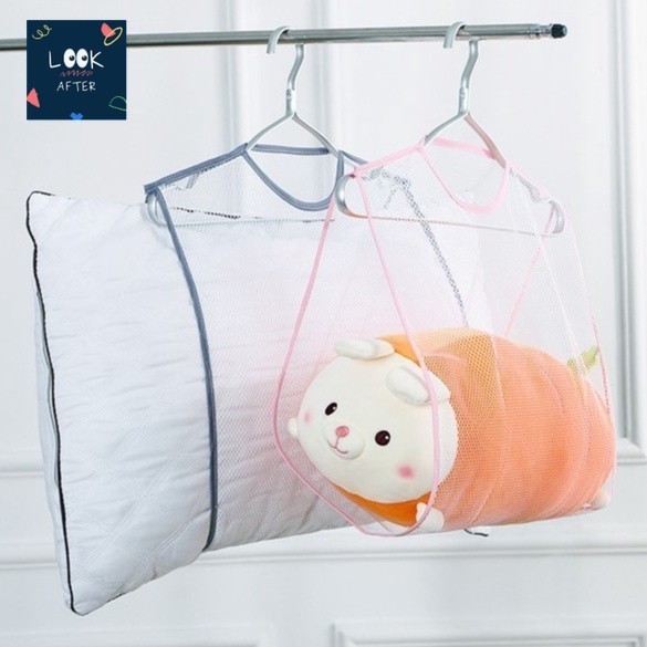 Look After ที่แขวนหมอน ที่แขวนตุ๊กตา ที่ตากหมอน สีเทา 1 ชิ้น ตากแดดง่าย แห้งไว