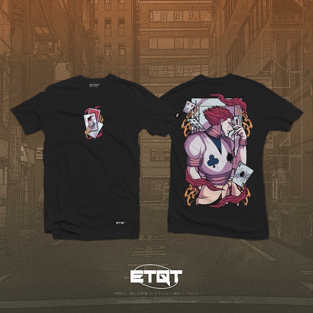 S-5XL Anime Shirt - Unisex - Etiquetta Co. - Hunter x Hunter - Hisoka Morow v5