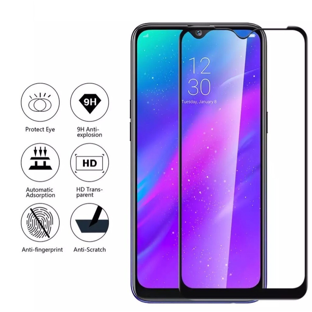 5D ฟิล์มกระจก  เต็มจอ For Realme12 5G/Realme 12X 5GTEMPERED GLASS