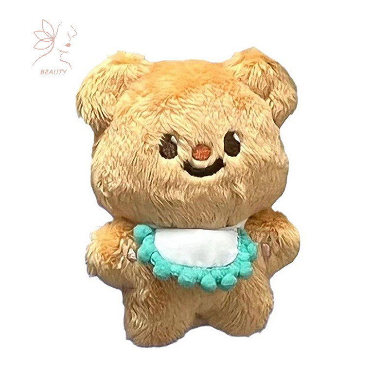 [เมย์บิวตี้] การ์ตูนน่ารักร่วมเนยหมีตุ๊กตาตุ๊กตาจี้ 10 ซม.ผ้าฝ้ายจี้นุ่มน่ารักหมีตุ๊กตาสัตว์พวงกุญแจของขวัญวันเกิด {ไทย}