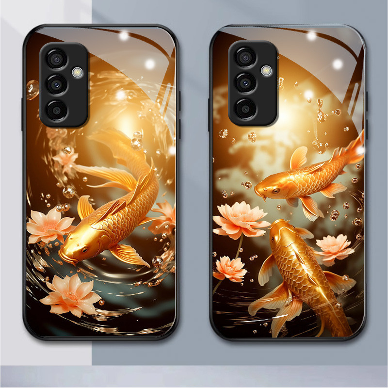 SAMSUNG เคสโทรศัพท์แก้วซัมซุงหรูหราsamsunga345g A01 A02 M02 A03 A04 A11 M11 A135G A04S A14 A735G A545G A535G A515G A50S A30S A425-A1708GA
