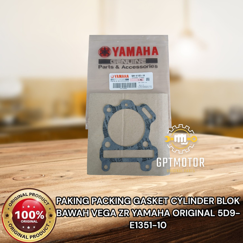 PAKING PACKING GASKET CYLINDER BLOCK BOTTOM VEGA ZR YAMAHA ORIGINAL 5D9-E1351-10
