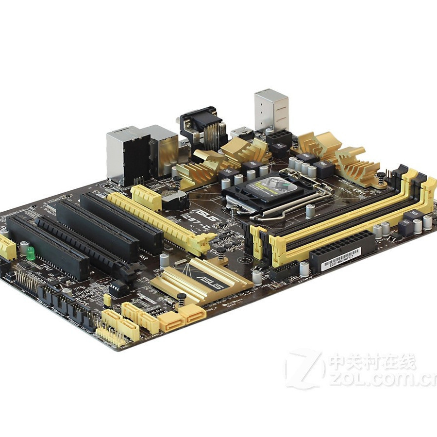 คอมพิวเตอร์เดสก์ท็อป Asus Z87-K 1150พินเมนบอร์ดรุ่นที่4รองรับการโอเวอร์คล็อกหน่วยความจำ4790K