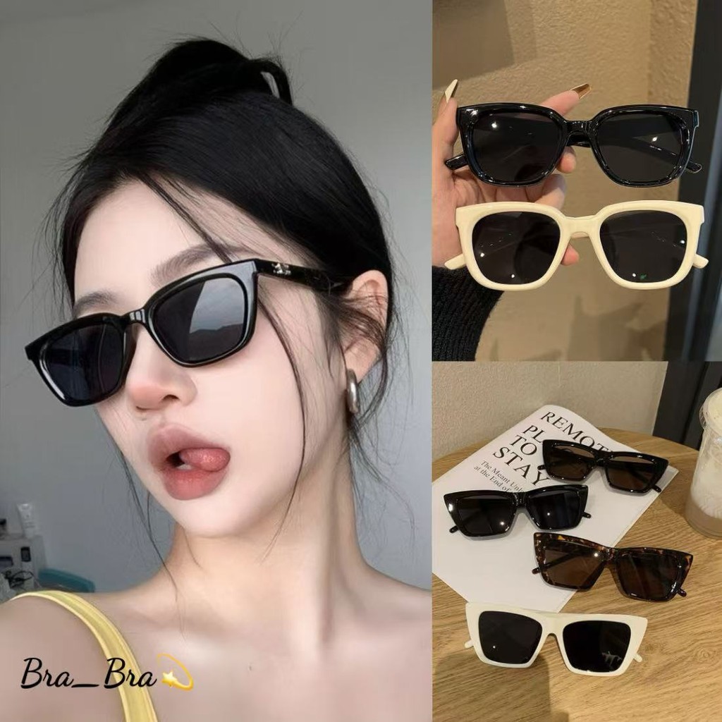 👓แว่นกันแดดสไตล์ย้อนยุค แว่นใหม่ แฟชั่นยุโรปและอเมริกา แว่นกันแดด