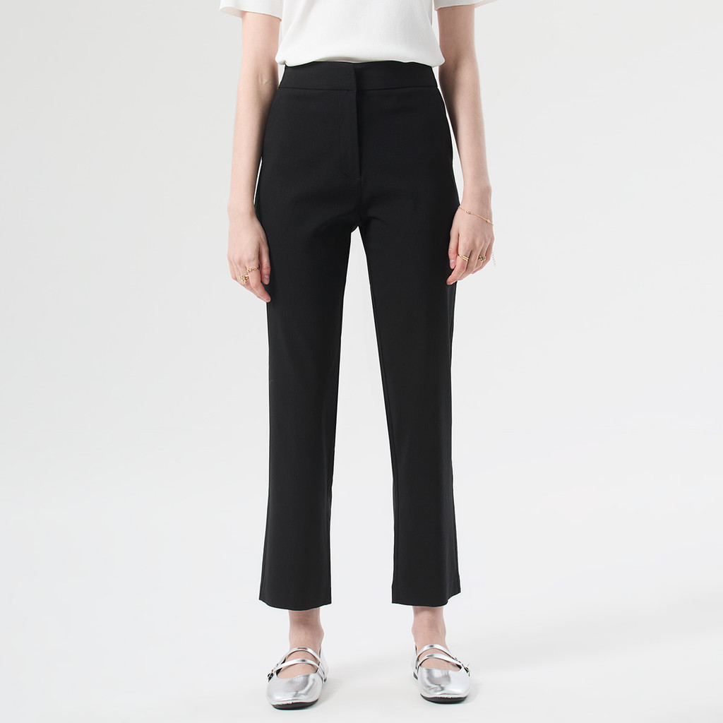 EP กางเกงขายาว ทรงสลิม ผู้หญิง สีดำ | Slim Trousers | 00927