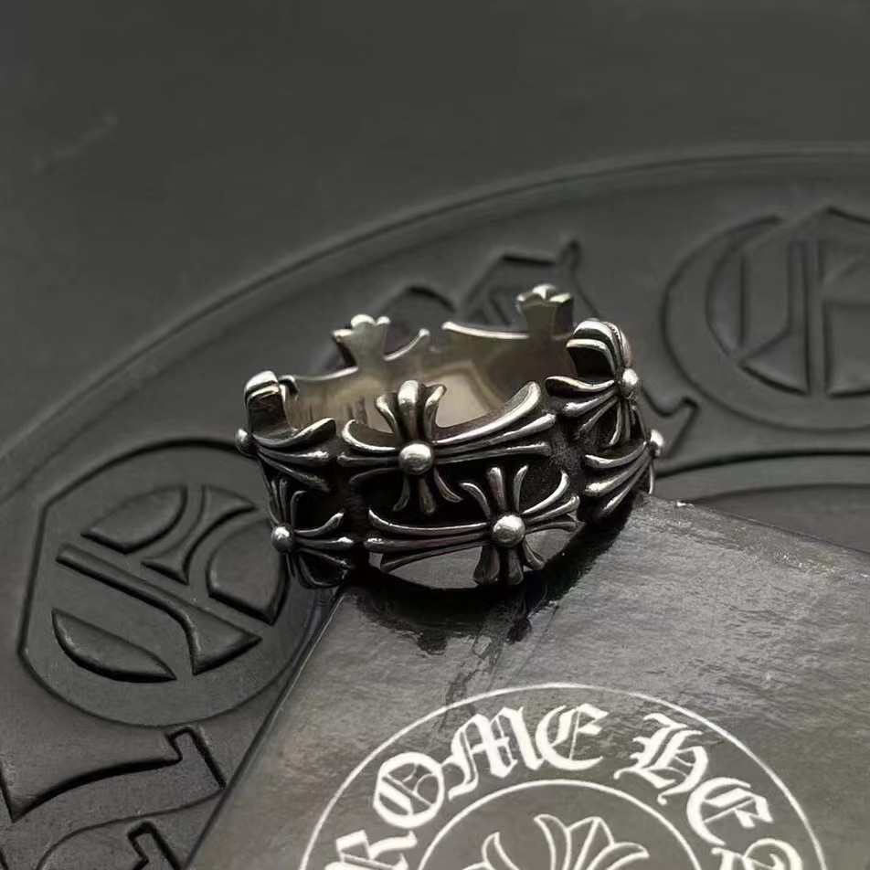 CH♥ แหวน/925 เงินผู้ชายผู้หญิงแหวน Cross Eternal ดาวห้าแฉกแหวนต่างๆ 111 ราคา ถูกที่สุด ดีลบีเคเค แกลเลอรีภาพที่ 9