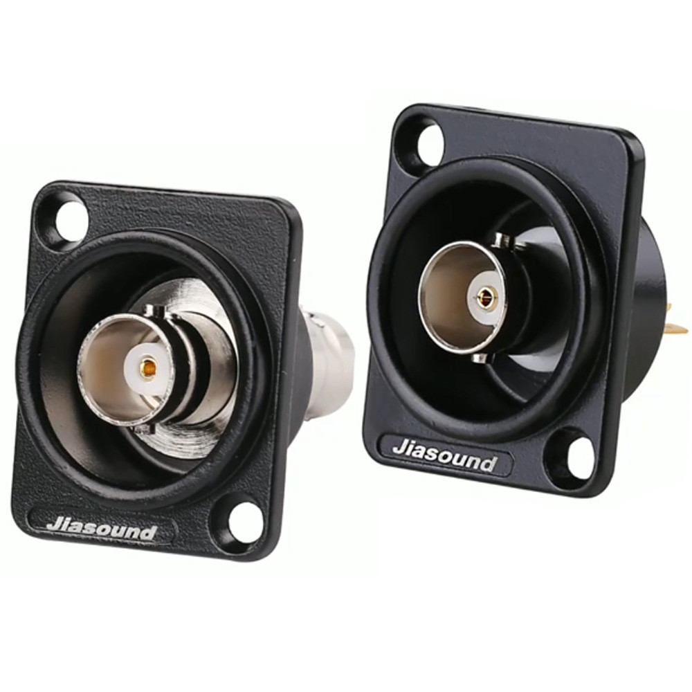 D ประเภทแผงแพทช์ตู้ 1U Balanced XLR BNC SDI 6.35 CAT6 USB3.0 ขั้วต่อลําโพงพูด HDMI