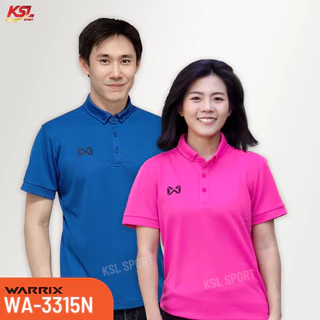 Warrix รุ่น Classic Polo WA-3315 เสื้อโปโล วาริกซ์แขนสั้น คอปก ใส่ทำงาน ไม่ต้องรีด วอริกซ์ 3315N