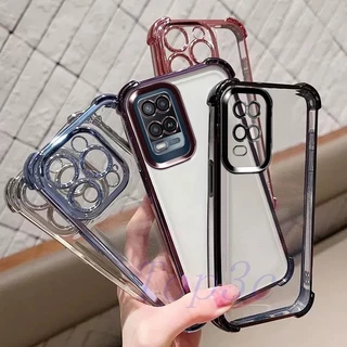 เคส OPPO A54 เคสโทรศัพท์โปร่งใสสี่มุมป้องกันการตก SJDK