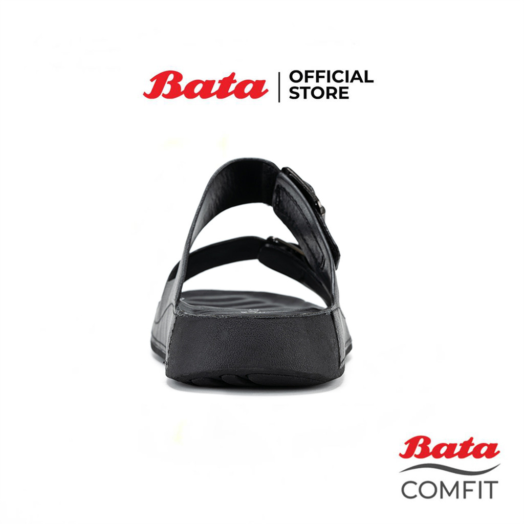 Bata บาจา รองเท้าแตะลำลองเพื่อสุขภาพแบบสวม สำหรับผู้ชาย สีดำ 8016144 สีน้ำตาล 8014144