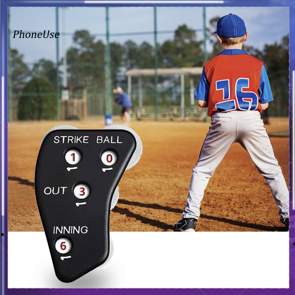 PhoneUse Clear Print Umpire Indicator Umpire Gear Umpire Clicker Umpire Gear Press Strip Design