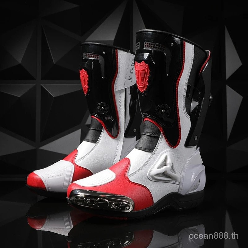 Motorcycle Cross-country Professional Racing Boots Breathable Motorcycle Platform Boots Wear Safety 