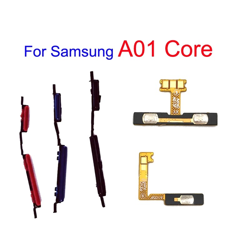 เปิดไฟปรับระดับเสียงขึ้นลงปุ่ม Flex สําหรับ Samsung Galaxy A01 Core