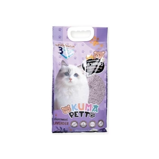 Kuma Petto ทรายแมวเต้าหู้ธรรมชาติ จับตัวเป็นก้อนเร็ว ทิ้งชักโครกได้ ขนาด 6-10 ลิตร