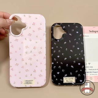 ดอกไม้เล็ก ๆ น้อย ๆ โรแมนติกโปร่งใส เคส IPhone 17 11 12 14 16 13 15 Pro Max Air XS X Max 8 15 16 14 Plus 7Plus XR SE2020