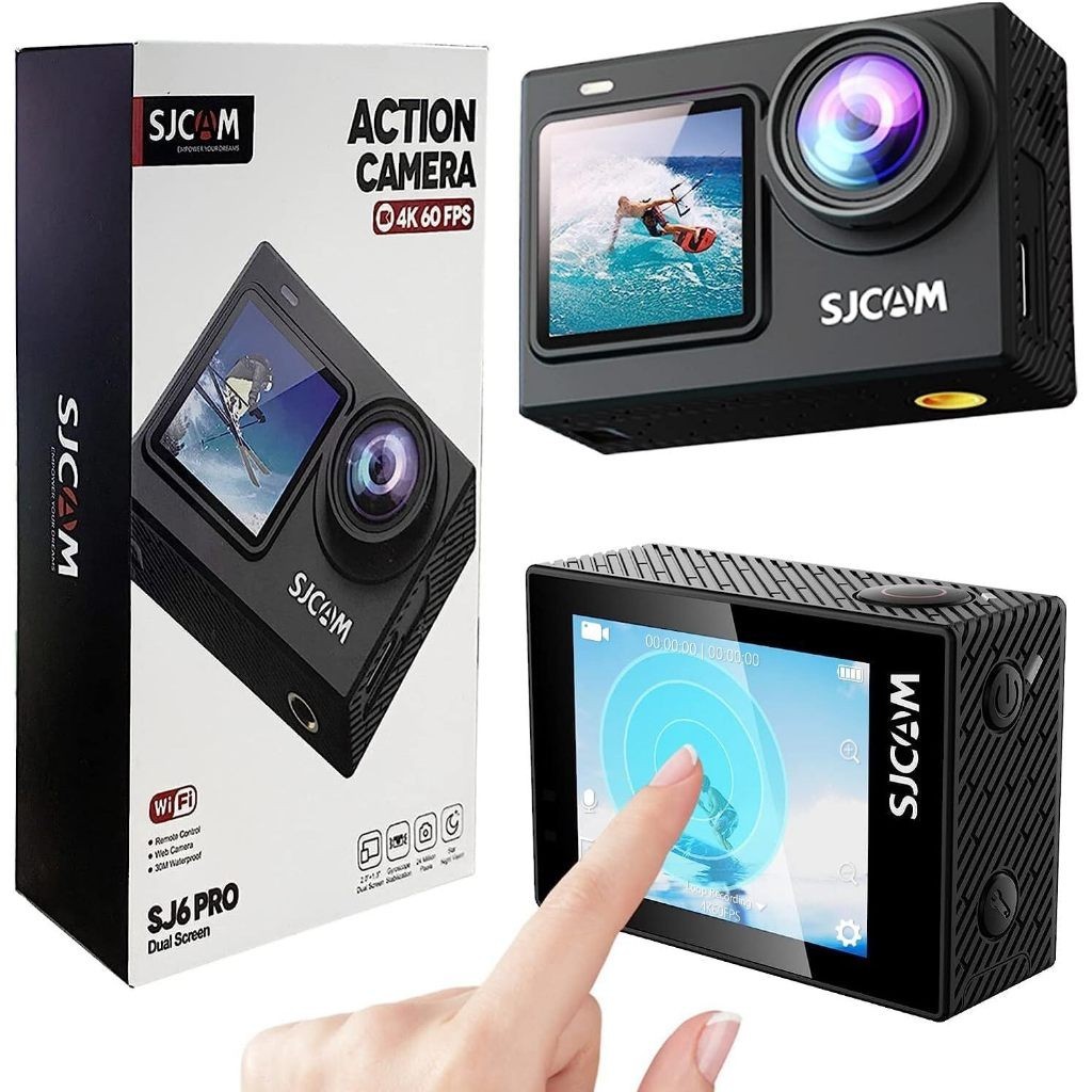 กล้องแอคชั่น SJCAM SJ6Pro 4K60fps 24MP [u0Kb066K]