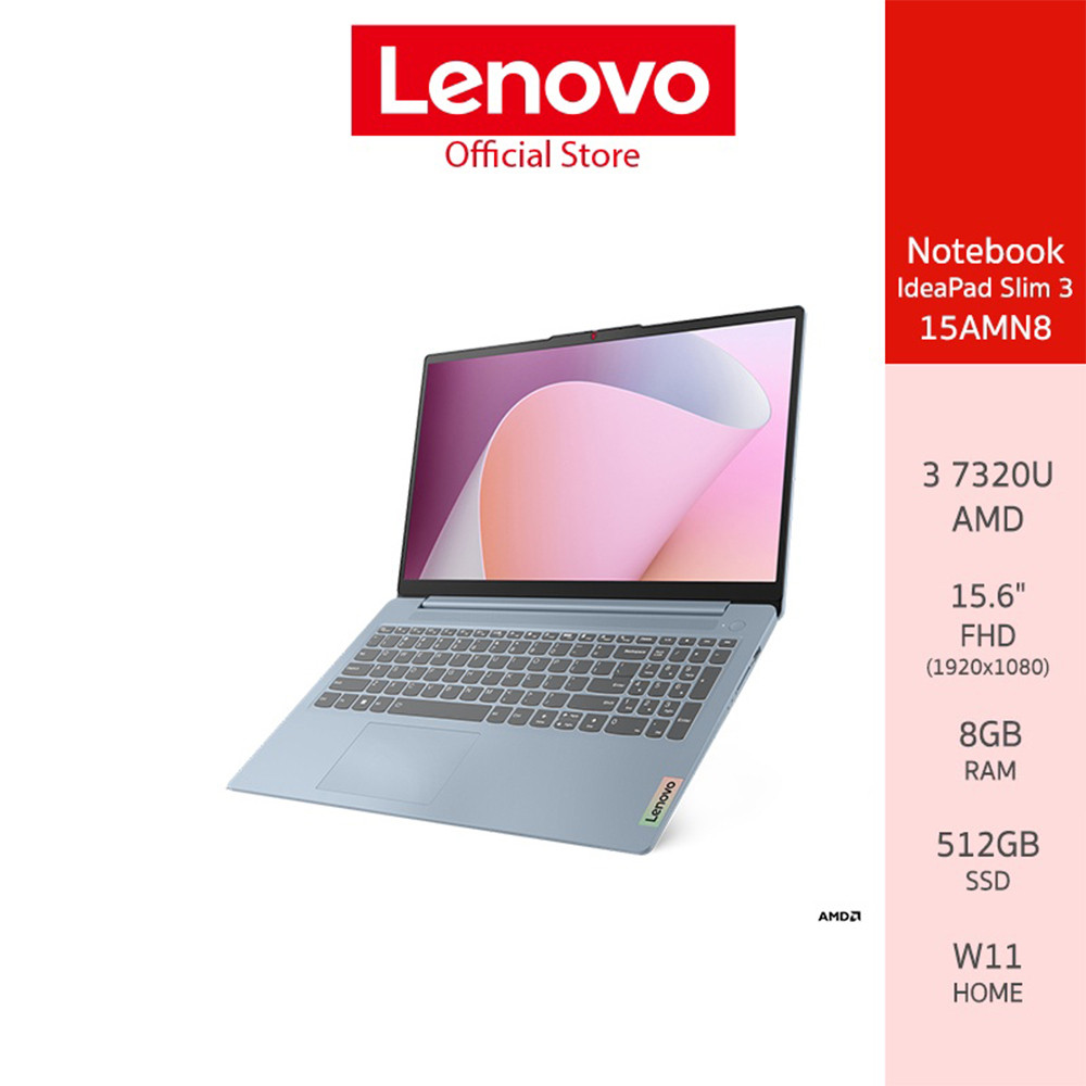 Lenovo IdeaPad Slim 3 15AMN8(82XQ00C1TA)Notebook Ryzen 3 7320U 8GB SSD 512GB 15.6 IPS