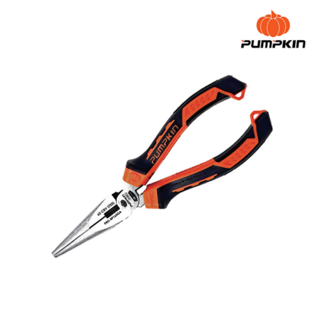 PUMPKIN PRO คีมปากแหลม ORIGIN ด้ามหนา 6.5" PRO-4RP165GA 17793 คีมจับ