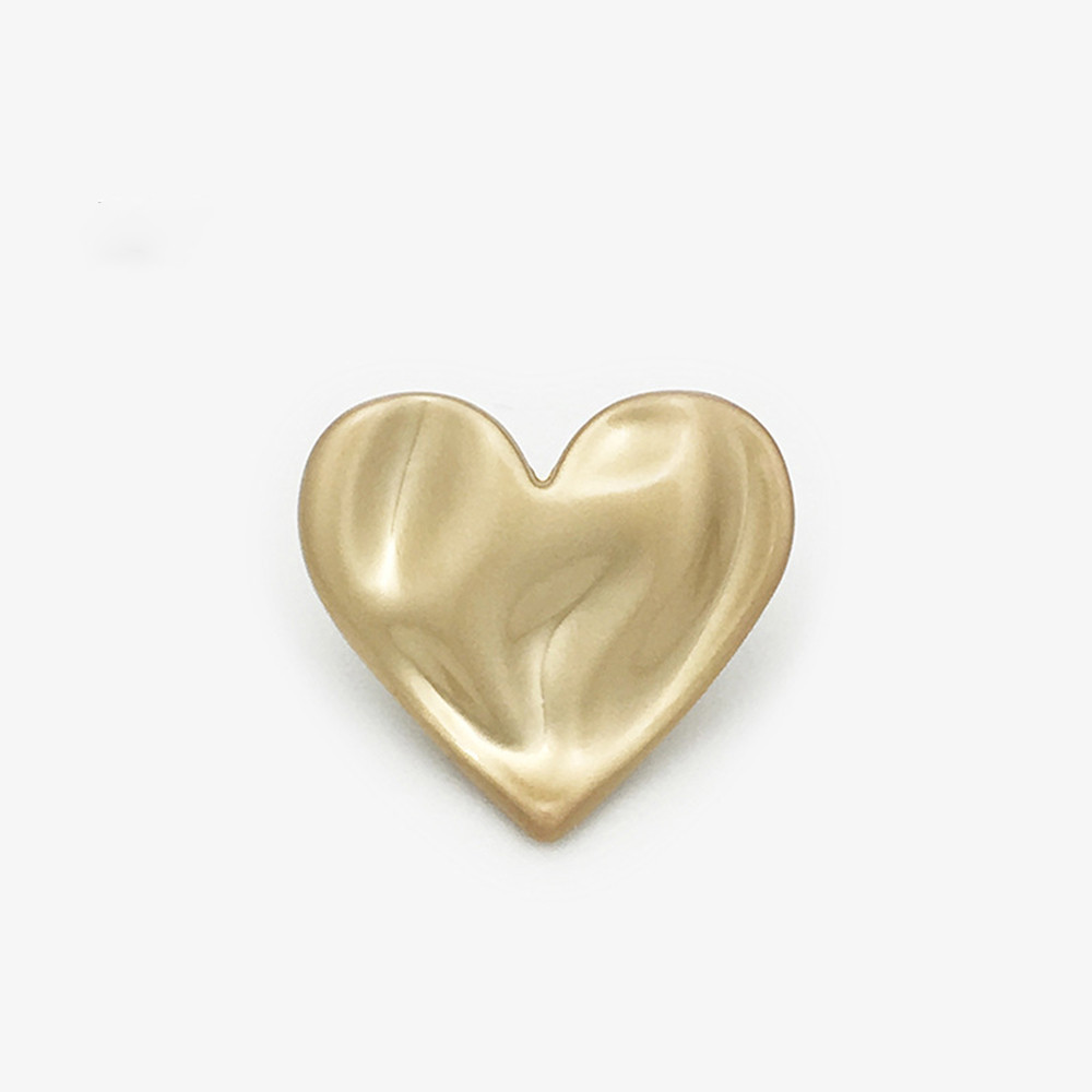 10ชิ้นชุดมินิมอลหัวใจปุ่มโลหะออกแบบคลื่นผิดปกติ-18มิลลิเมตร/23มิลลิเมตรขนาดทองเงินทรายทอง-เสื้อผ้าอุปกรณ์งานฝีมือทําเองพรีเมี่ยมเย็บกระดุม - รูปที่ 5