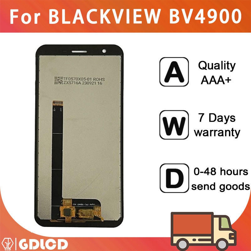 สําหรับ BLACKVIEW BV4900 LCD BV4900 Pro จอแสดงผล LCD Touch Digitizer