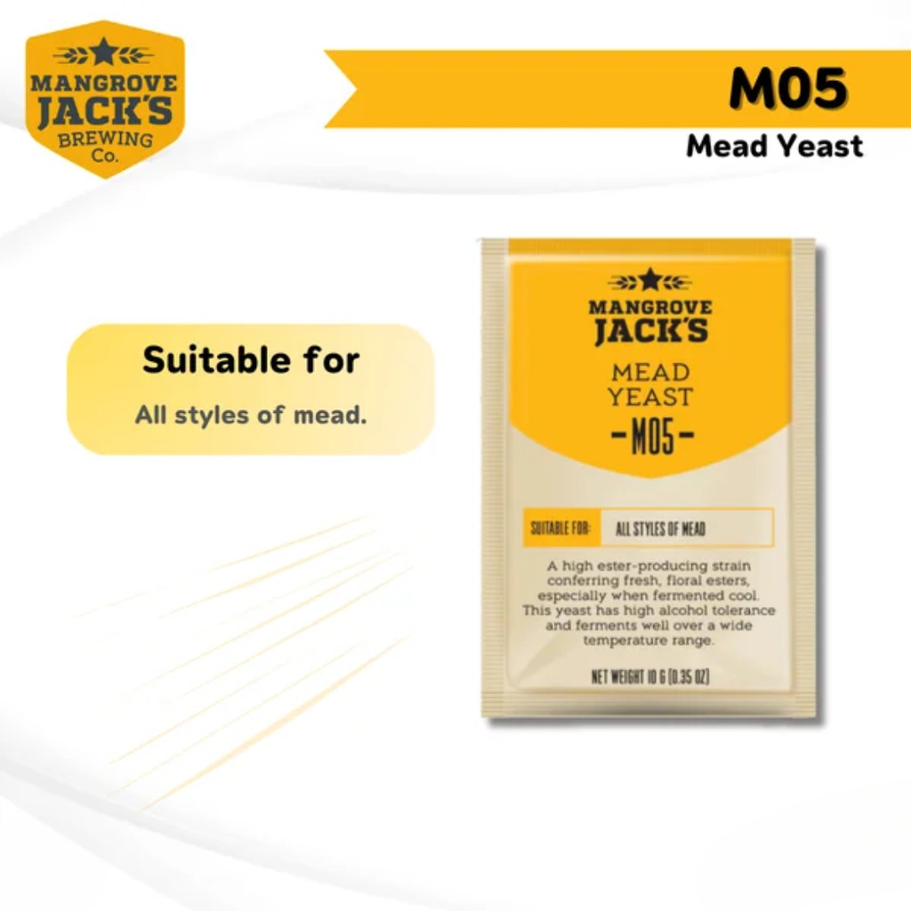 Mangrove Jack’s M05 Mead Yeast (ยีสต์) 10g