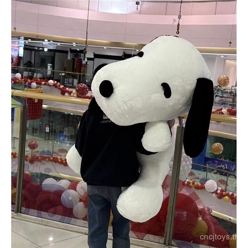 การ์ตูนน่ารัก Snoopy ตุ๊กตาตุ๊กตาหมอนตุ๊กตาขนาดใหญ่100ซม. ตุ๊กตาสุนัขตุ๊กตาของเล่นตุ๊กตา stli