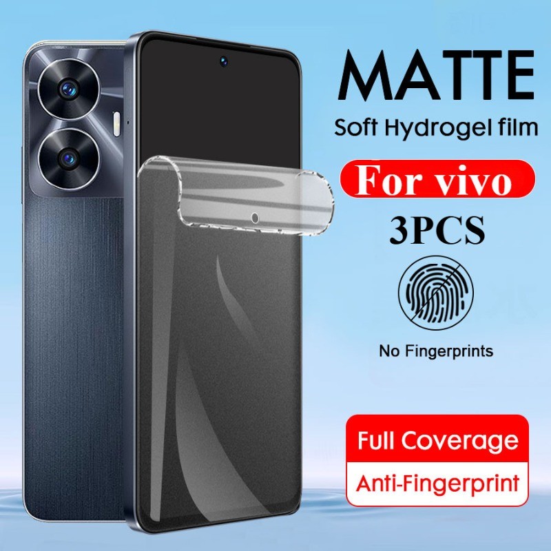3PCS 4D Full Coverage HD MatteสําหรับVivo NEX Z6 Z5x Z5i Z5 Z3i Z3x Z3 Z1i Z1x Z1 U20 U10 U3 AS 3S 3
