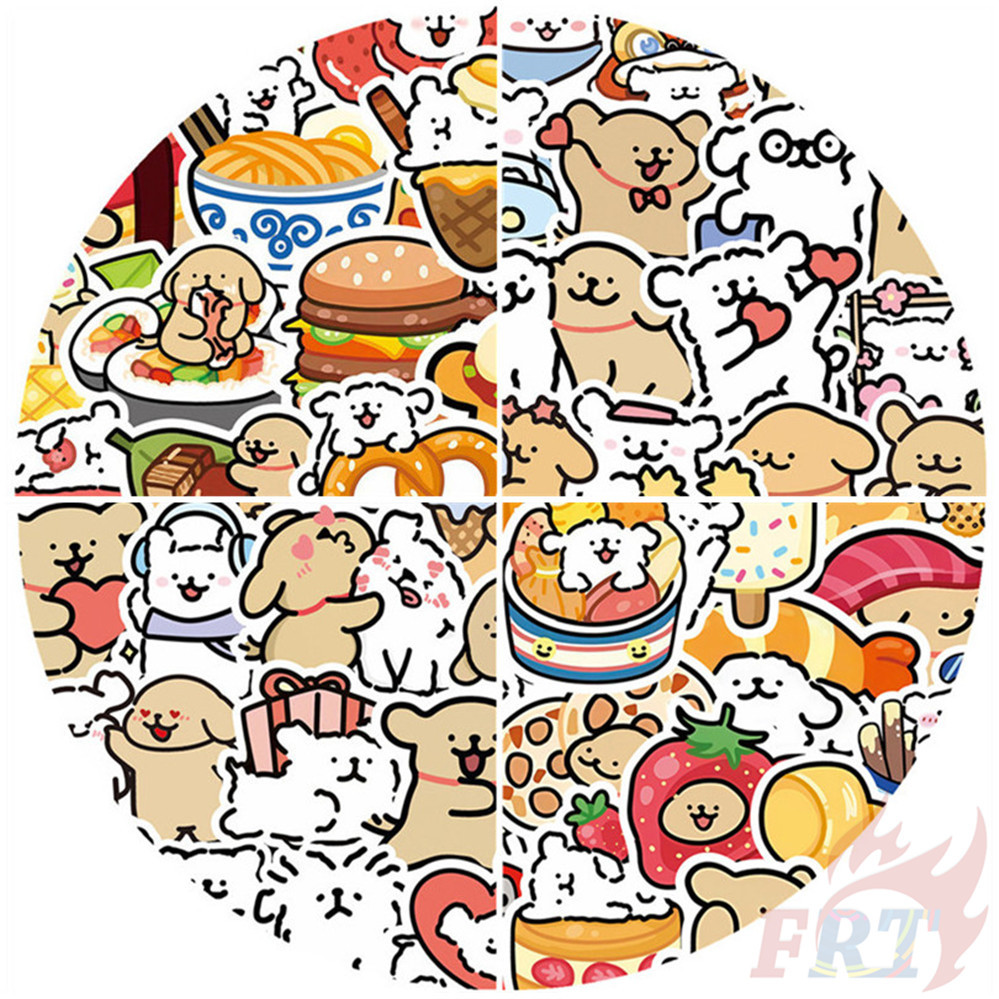 100PCS/200PCS ❉ Q Funny Puppy . Pets Dogs Stickers ❉ DIY Fashion Decals Doodle Stickers
