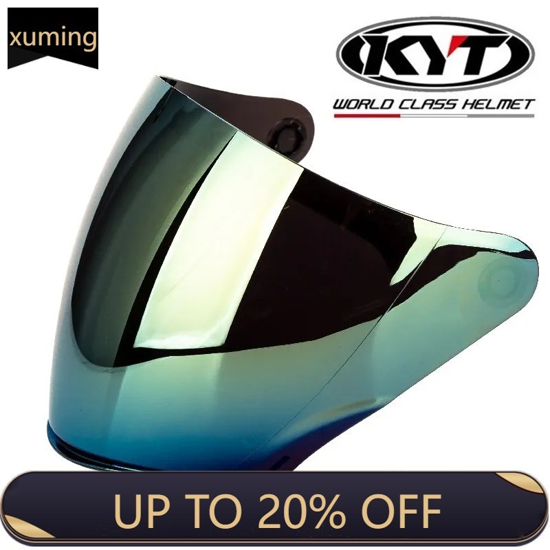 Xm KYT หมวกกันน็อคทดแทนแก้ว KYT NFJ หมวกกันน็อคแบบเปิดใช้เท่านั้น