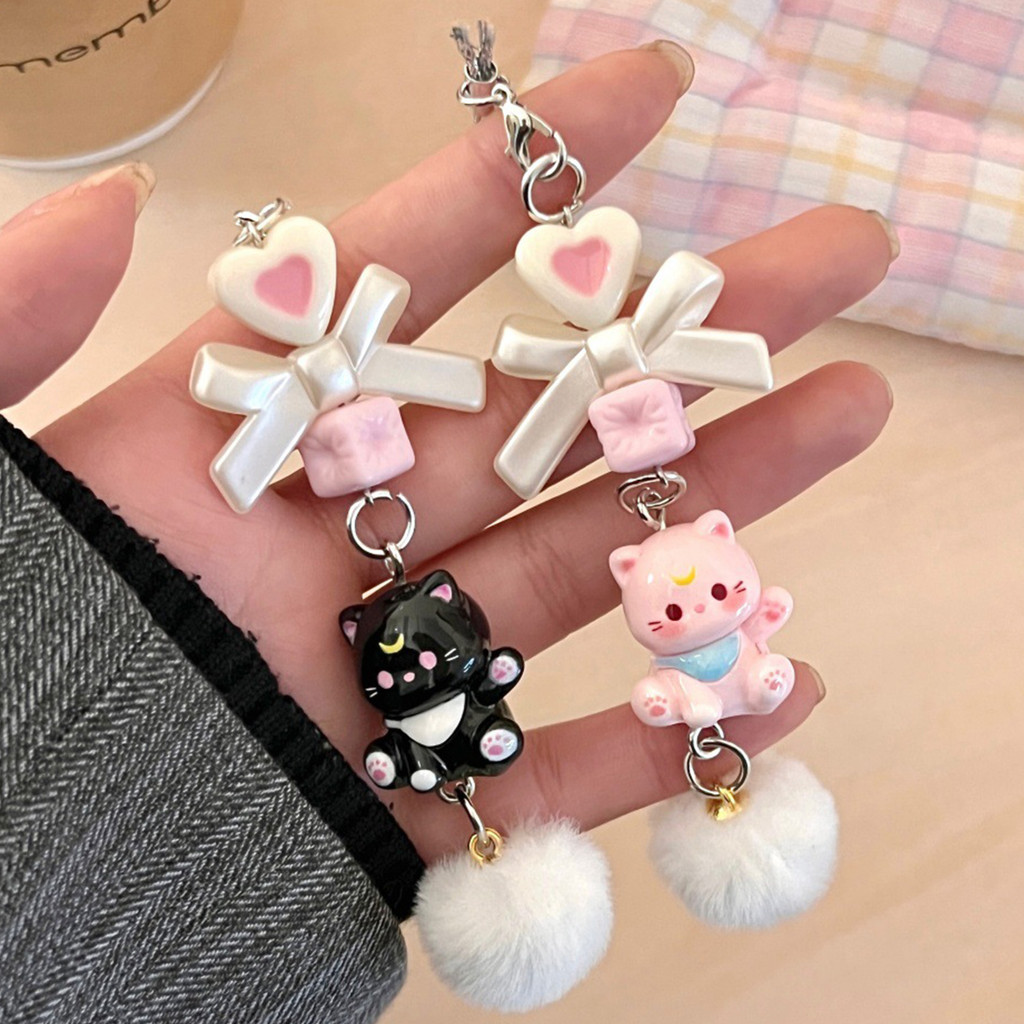 1 ชิ้นน่ารักน่ารักคุณภาพสูงความทรงจําในวัยเด็กสาว Prefer ลูกแมว Hairball จี้