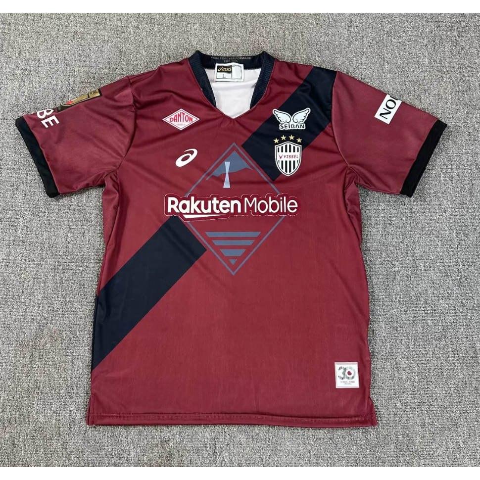25-26 Kobe Victory Ship พัดลมบ้านญี่ปุ่น J-League K-League เสื้อฟุตบอล s-2XL ปรับแต่งชื่อและหมายเลข