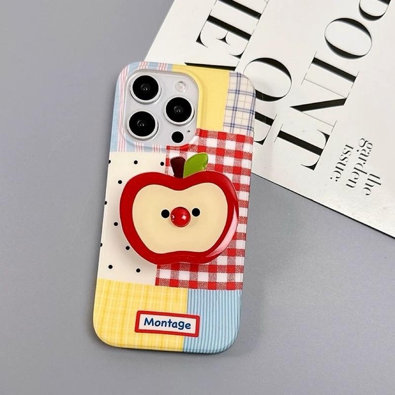 [ 12pm-16pm ] เคสลายสก๊อตแอปเปิ้ล + Griptok