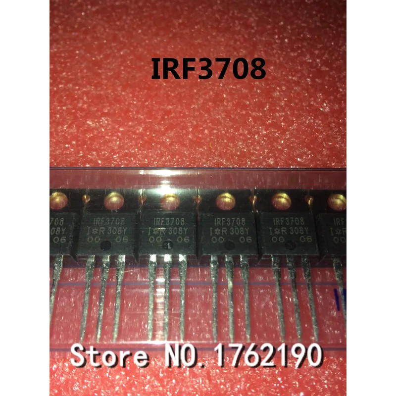 5 ชิ้น/ล็อต IRF3708 IRF3708PBF TO-220 30V 62A MOS field effect ทรานซิสเตอร์ IFP4