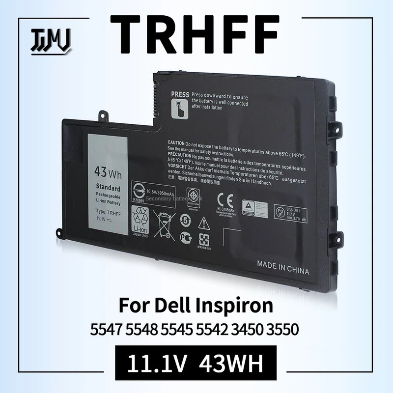 TRHFF P39F P49G 43WH Laptop Battery for Dell Inspiron 15-5547 5547 5548 5545 5542 N5547 N5447 Latitu